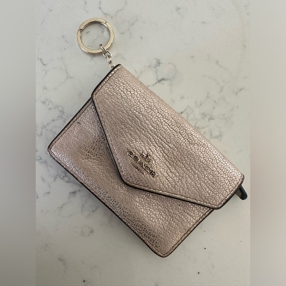 Coach key chain coin and card wallet - Picture 1 of 9